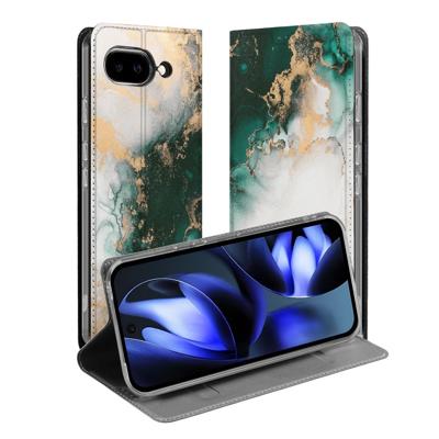 Book Cover Google Pixel 9a Marmer Groen