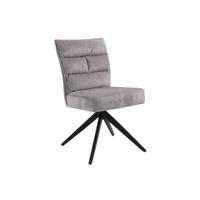Tower Living Draaibare Eetkamerstoel 'Rosora' Chenille, kleur Beige