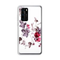 Mooie bloemen: Huawei P40 Transparant Hoesje