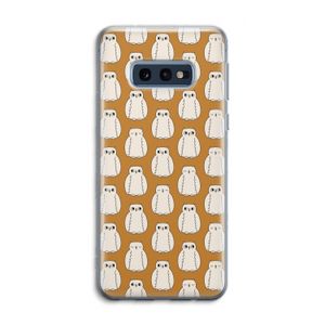 Uilen: Samsung Galaxy S10e Transparant Hoesje
