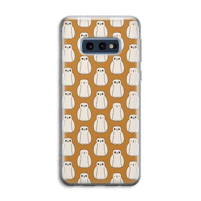 Uilen: Samsung Galaxy S10e Transparant Hoesje