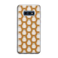 Uilen: Samsung Galaxy S10e Transparant Hoesje