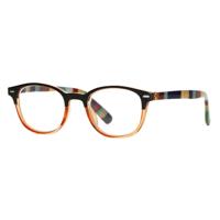 Spectrum leesbril transparant oranje/ gekleurd 1.50