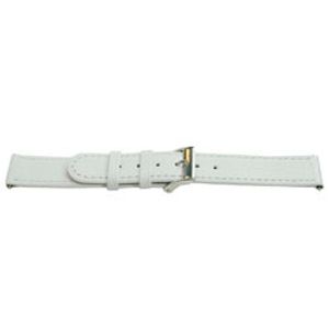 Horlogeband Universeel C500 Leder Wit 12mm