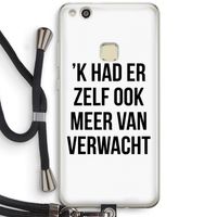 Meer verwacht: Huawei Ascend P10 Lite Transparant Hoesje met koord