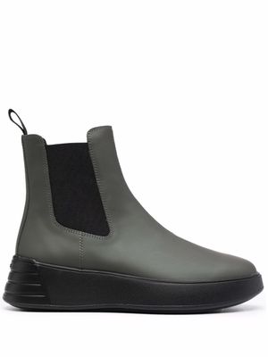 Hogan bottines chelsea à semelle épaisse - Vert