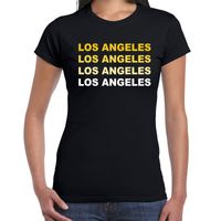 Los Angeles  / USA steden shirt zwart voor dames 2XL  -