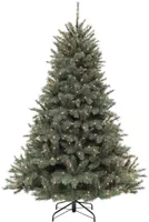 Triumph Tree Forest frosted verlichte kunstkerstboom blauwgroen 185cm - 224 lampjes