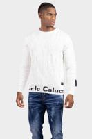 Carlo Colucci C11706 59 Sweater Heren Wit - Maat S - Kleur: Wit | Soccerfanshop - thumbnail