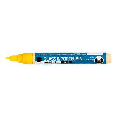 Creativ Company Glas- en porseleinstift dekkend - geel