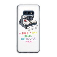 Smile: Samsung Galaxy S10e Transparant Hoesje