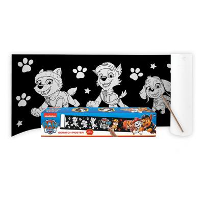 Paw Patrol scratch poster