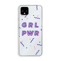 GRL PWR: Pixel 4 XL Transparant Hoesje