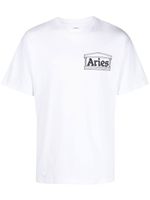 Aries t-shirt Art Trip à logo imprimé - Blanc