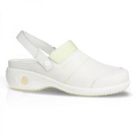Oxypas Medische Klomp Op Hak Sandy O.H. Met Strap | Wit | Maat 39 - 10.154.075.04 Oxypas Medische Klomp Op Hak Sandy O.H. Met Strap | Wit | Maat 39 - 10.154.075.04