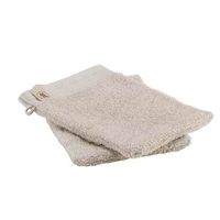 Walra washand (set van 2) - kiezelgrijs - 16x21 cm - Leen Bakker