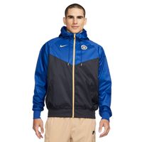 Nike Chelsea Windrunner 2023-2024 Blauw Donkerblauw Goud - thumbnail