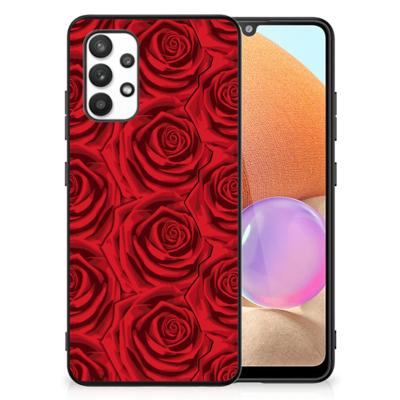 Samsung Galaxy A32 4G | A32 5G Enterprise Editie Bloemen Hoesje Red Roses