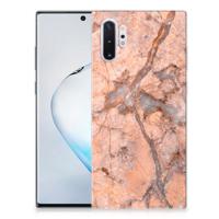 Samsung Galaxy Note 10 Plus | TPU | Siliconen hoesje | Marmer Oranje