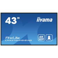 iiyama ProLite Digitale signage flatscreen 108 cm (42.5") LCD Wifi 500 cd/m² 4K Ultra HD Zwart Type processor Android 11 24/7 - thumbnail