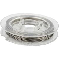 Creativ Company Sieradendraad, dikte 0,38 mm, zilver, 10 m/ 1 rol