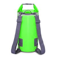 Outdoor waterdichte droge dubbele schouderband zak droge zak capaciteit: 5L (groen) Outdoor waterdichte droge dubbele schouderband zak droge zak capaciteit: 5L (groen)