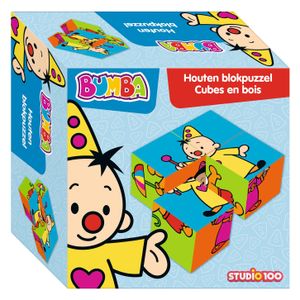 Studio 100 houten blokpuzzel, 4st.