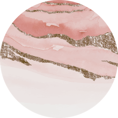 Roze marmeren ontwerp vinyl tapijt rond
