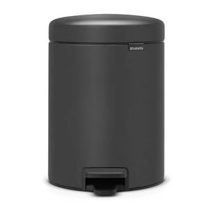 Brabantia 200489 vuilnisbak 5 l Rond Kunststof Zwart