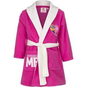 Minions fleece badjas roze