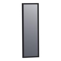 BRAUER Onyx spiegel - 25x80cm - rechthoekig - zwart geborsteld frame SP-ON25RHZ