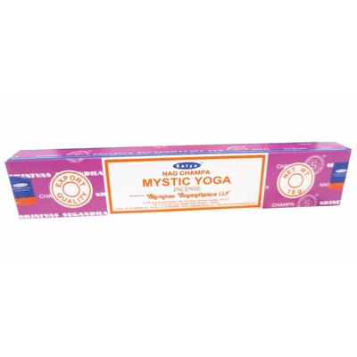 Satya Nag Champa wierook stokjes - Mystic Yoga - 20x - 15 gram