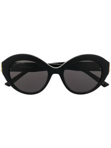 Balenciaga Eyewear lunettes de soleil Dynasty à monture ovale - Noir