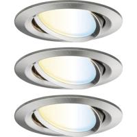 Paulmann 92441 LED-plafondlamp, LED-inbouwlamp 6 W IJzer (geborsteld)