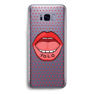 Yolo Denise: Samsung Galaxy S8 Transparant Hoesje