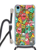 Vexx City: iPhone XR Transparant Hoesje met koord