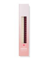HEMA Huishoudkaarsen ⌀2.2x25cm Ribbel Donkerrood - 2 Stuks (donkerrood)