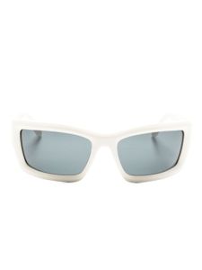 Palm Angels Eyewear lunettes de soleil rectangulaires Damen Adin - Blanc