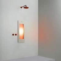 Sunshower Round Small One - Inbouw - Infrarood - 33 x 95 x 10 cm - Zand Wit