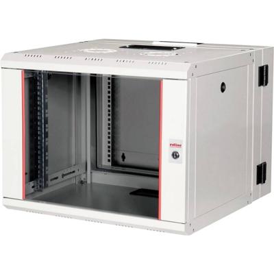 ROLINE 19-inch wandbehuizing Pro 7 U, 600x600 BxD tweedelig draaibaar grijs