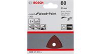 Bosch Accessoires Schuurblad 93mm, 25 stuks korrel 120 - 2608605602 - thumbnail