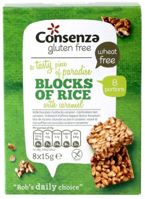Consenza Rijstblokken met Caramel