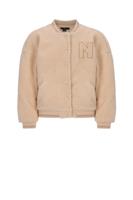 NoBell winter teddy varsity jas meisjes - wit - Darsy