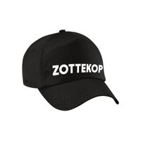 Zottekop fun pet zwart voor volwassenen