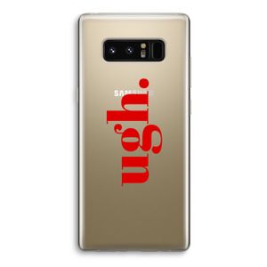 Ugh: Samsung Galaxy Note 8 Transparant Hoesje