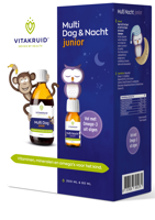 Vitakruid Multi Dag & Nacht Junior 100% Vegan
