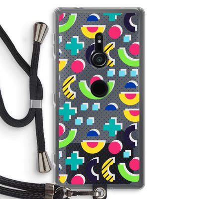 8-bit N°1: Sony Xperia XZ2 Transparant Hoesje met koord