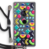 8-bit N°1: Sony Xperia XZ2 Transparant Hoesje met koord