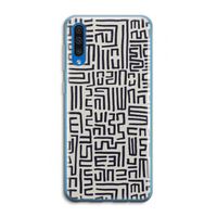 Moroccan Print: Samsung Galaxy A50 Transparant Hoesje