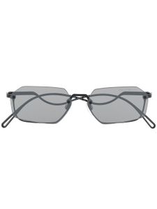 Emporio Armani lunettes de soleil à monture géométrique - Noir